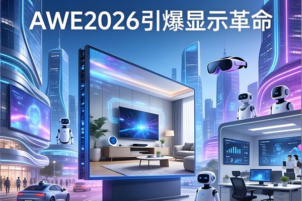 AWE2026 引爆顯示革命！維康國際 LED 顯示屏如何重塑全球智慧生活新生態？