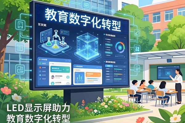 智慧校園建設提速！LED顯示屏助力教育數字化轉型落地